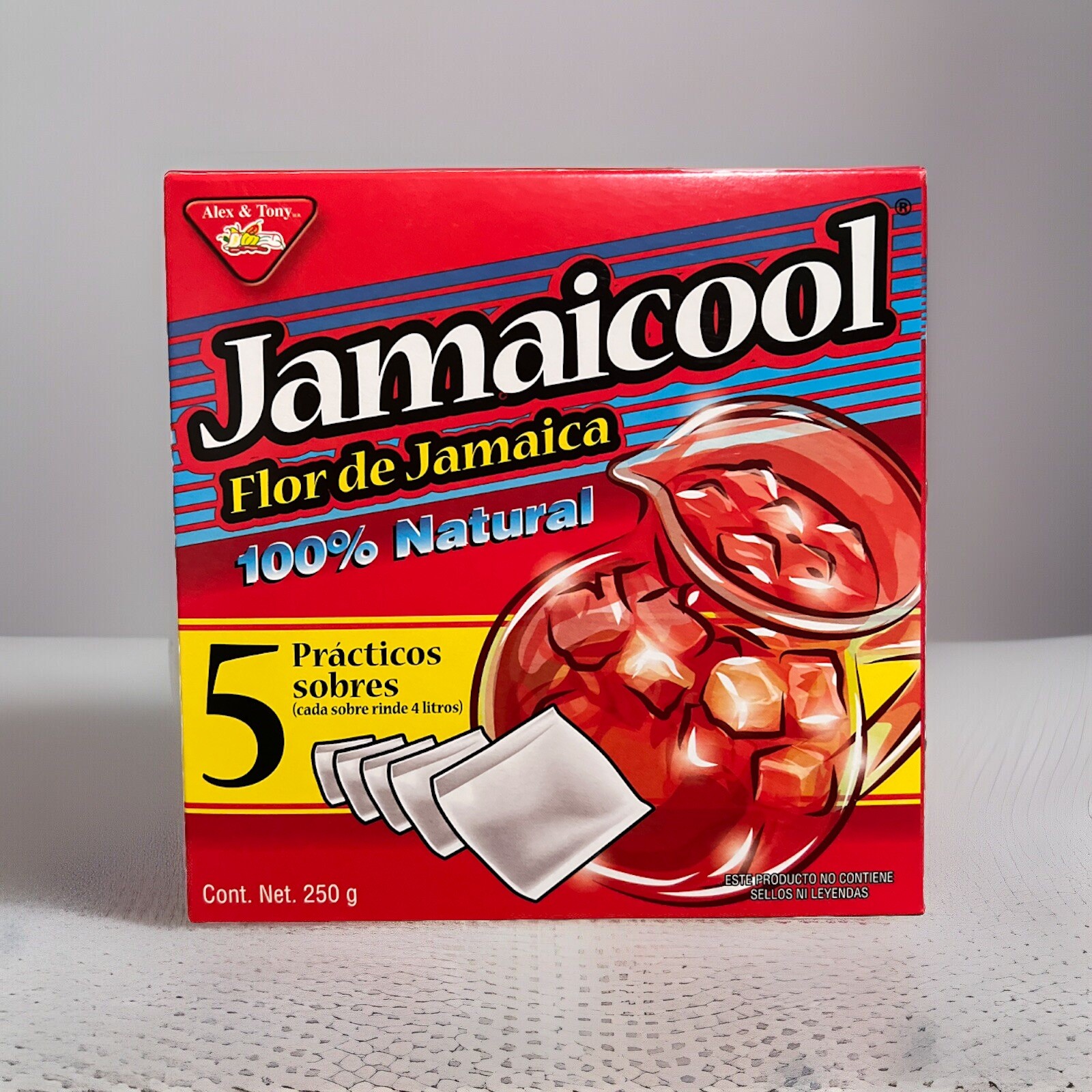 Jamaicool Hibiscus 5 Bags makes 1 Gallon Tea/ bag