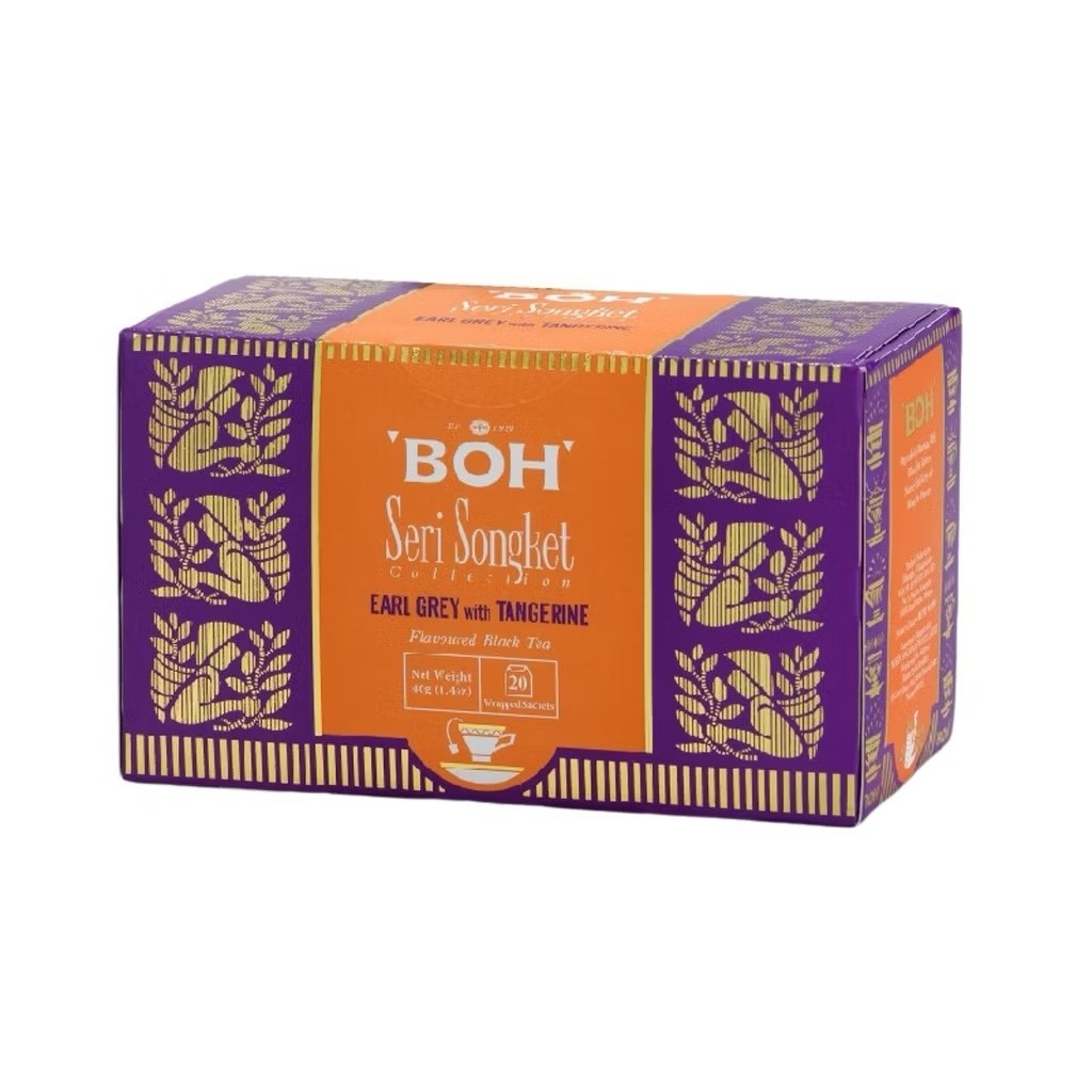 Boh Seri Songket Malaysian Tea Collection 20 Sachets – Choose Flavour