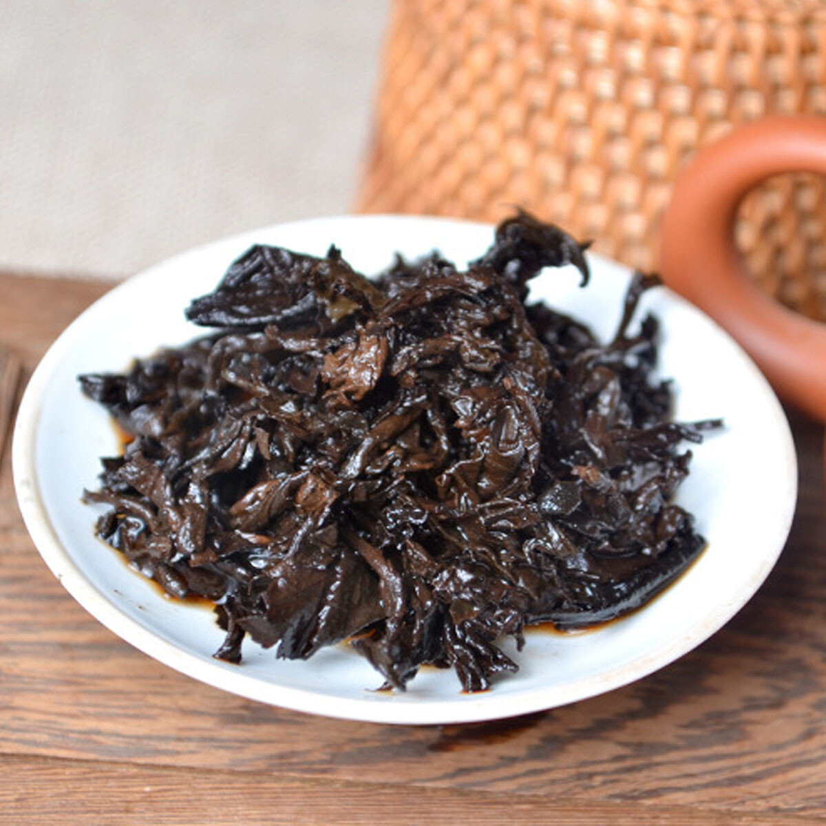 HelloYoung Pu erh Tea 357g Yunnan Old Tree Ripe Cake for Home Brewing