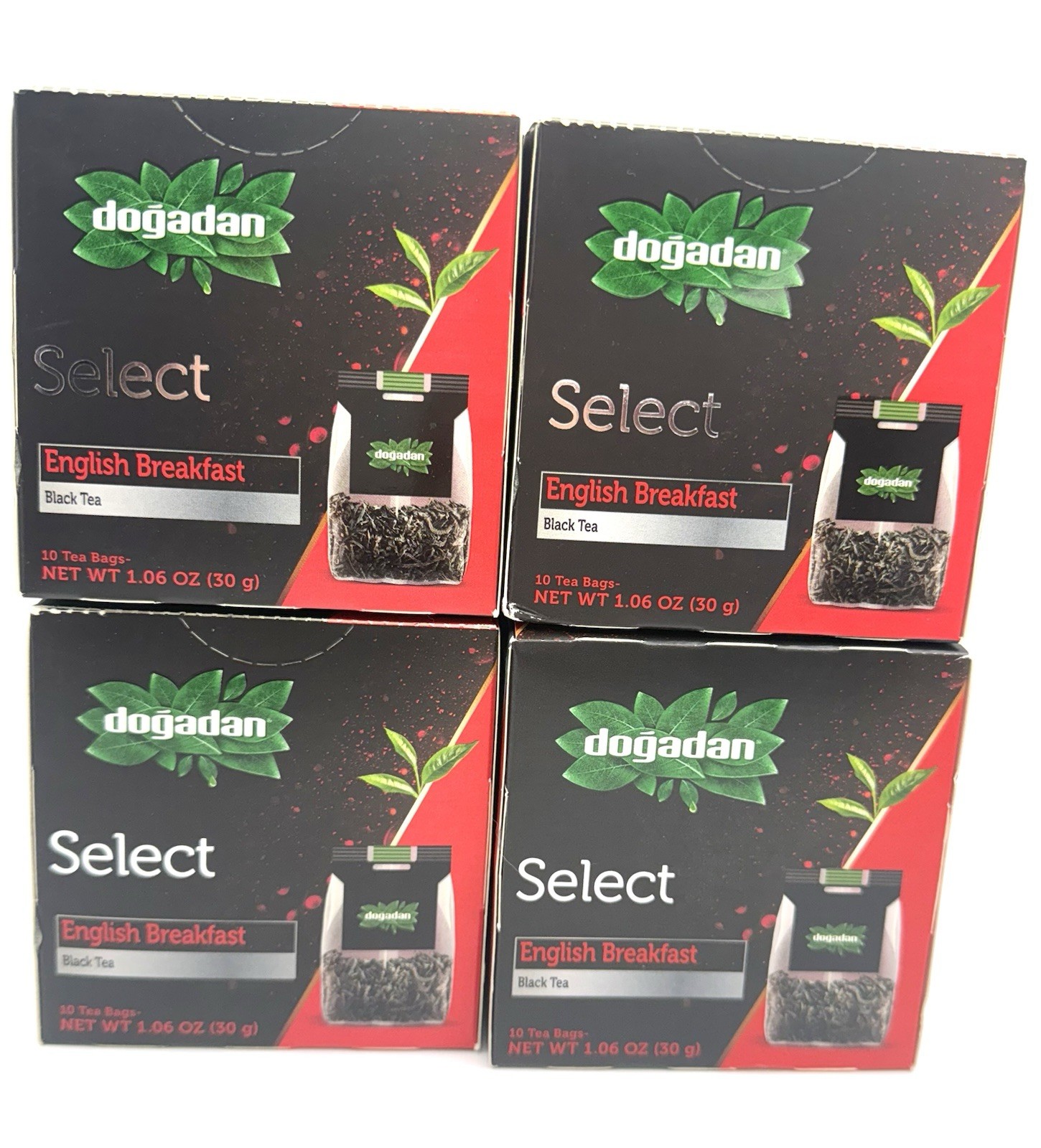 Lot of 8 Boxes Dogadan 10 Ct English Breakfast Black Tea NEW Best By 02/10/2026