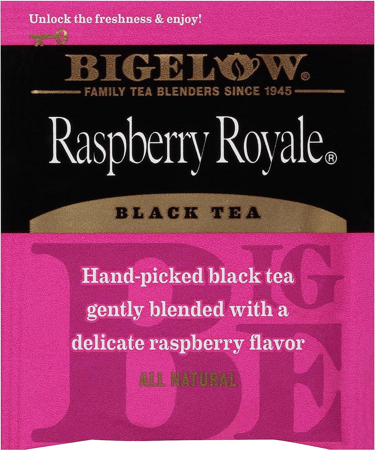 Bigelow Raspberry Royale Black Tea – 20 tea bags