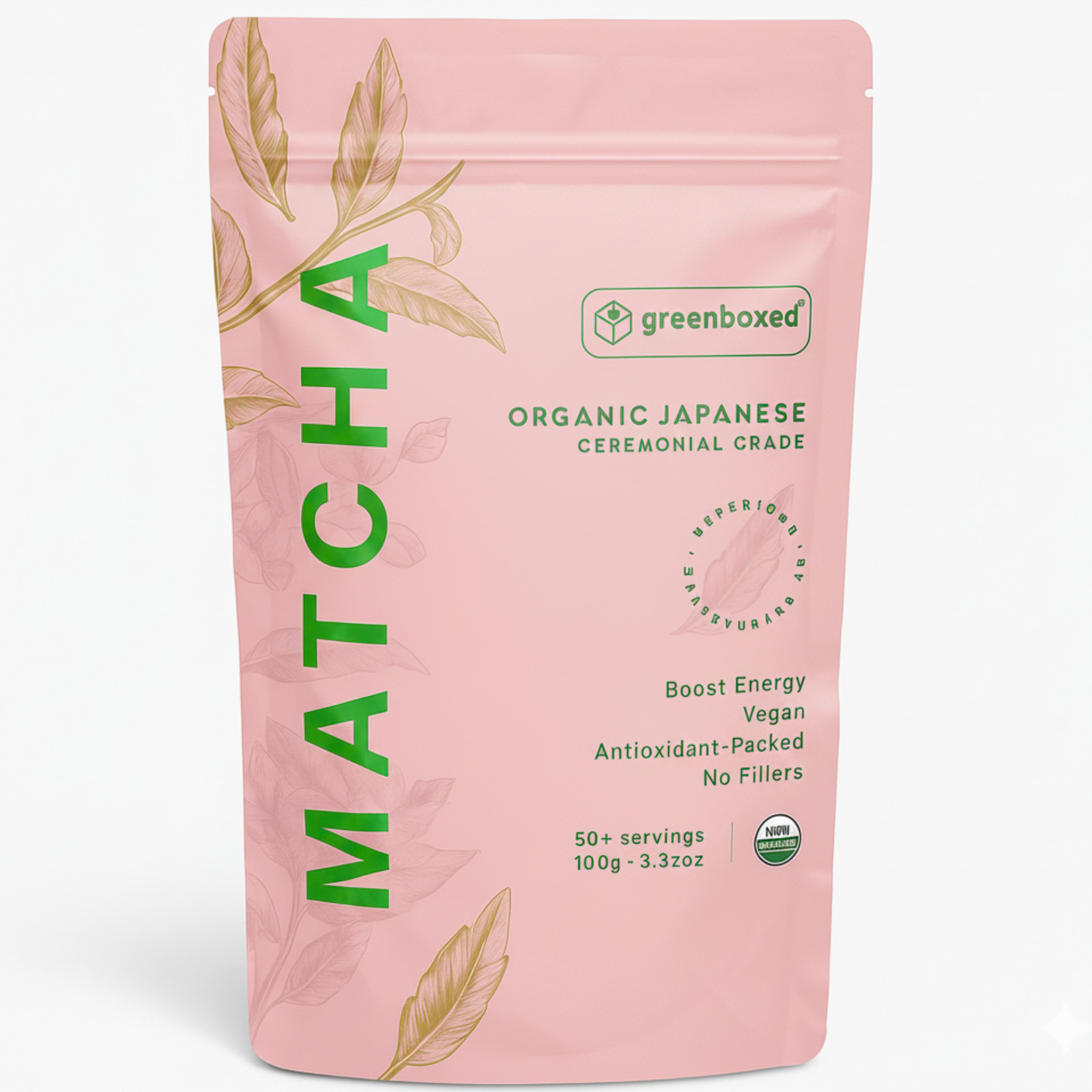 Organic Ceremonial Matcha Green Tea Powder – 100g – Japanese First Harvest