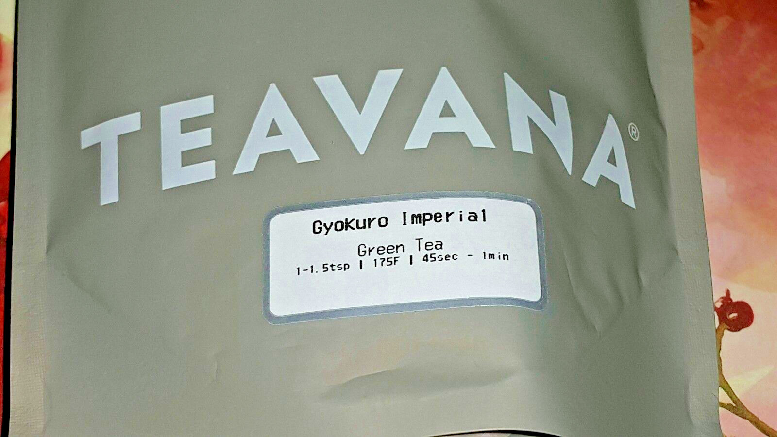 🎅🎄🎅 NEW!! FRESH! SEALED 2 OZ TEAVANA GYOKURO IMPERIAL GREEN TEA BAG HTF!😊☕