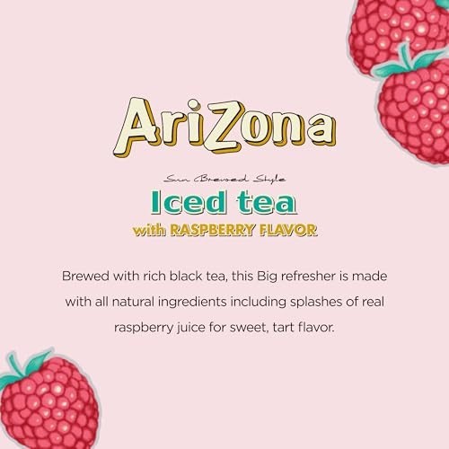 Arizona Raspberry Tea – Big Can 22 Fl Oz (12 Pack)
