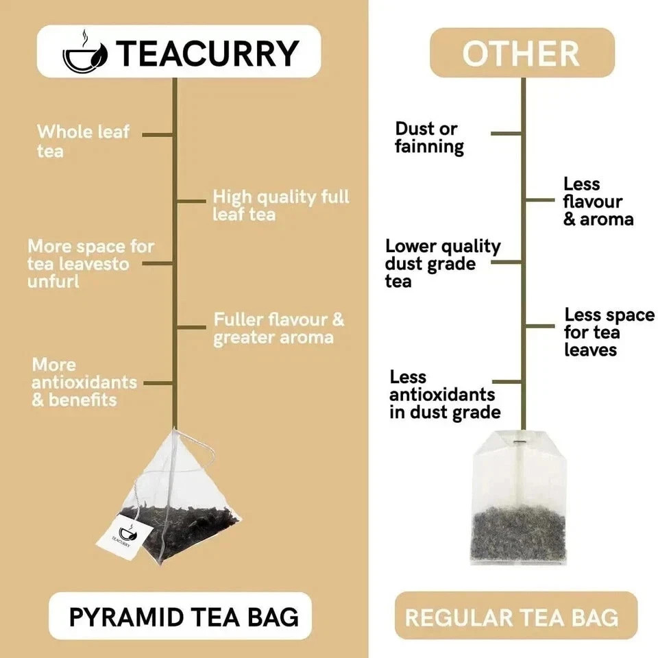 TEACURRY Nettle Tea Bags – 10 Tea Bags 20g