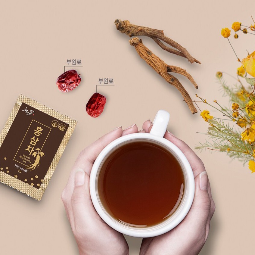 Hyeindam Red Ginseng Extract Red Ginseng Root Tea 3g x 100bags