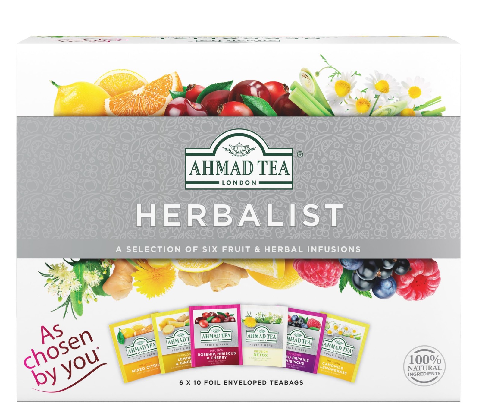 Ammad Tea Herbal Tea, Herbalist 60 Count (Pack of 1), Variety