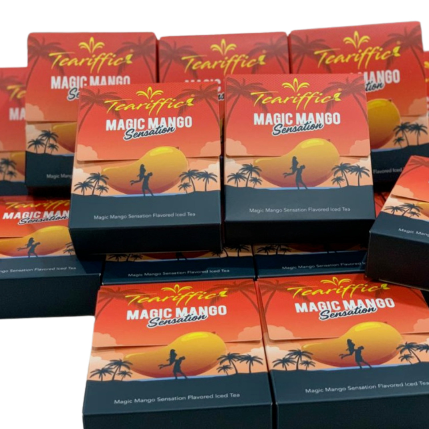 Teariffic Magic Mango Sensation Men Herb Energy Coffee Tea (12 Sachets)