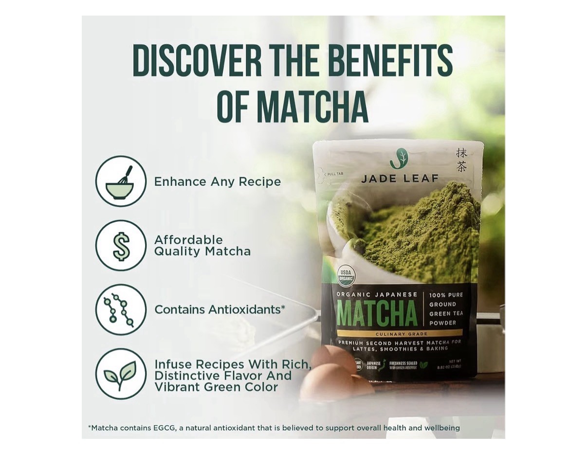 Organic Premium Ceremonial Grade Matcha Green Tea Powder Japanese Culinary Grade
