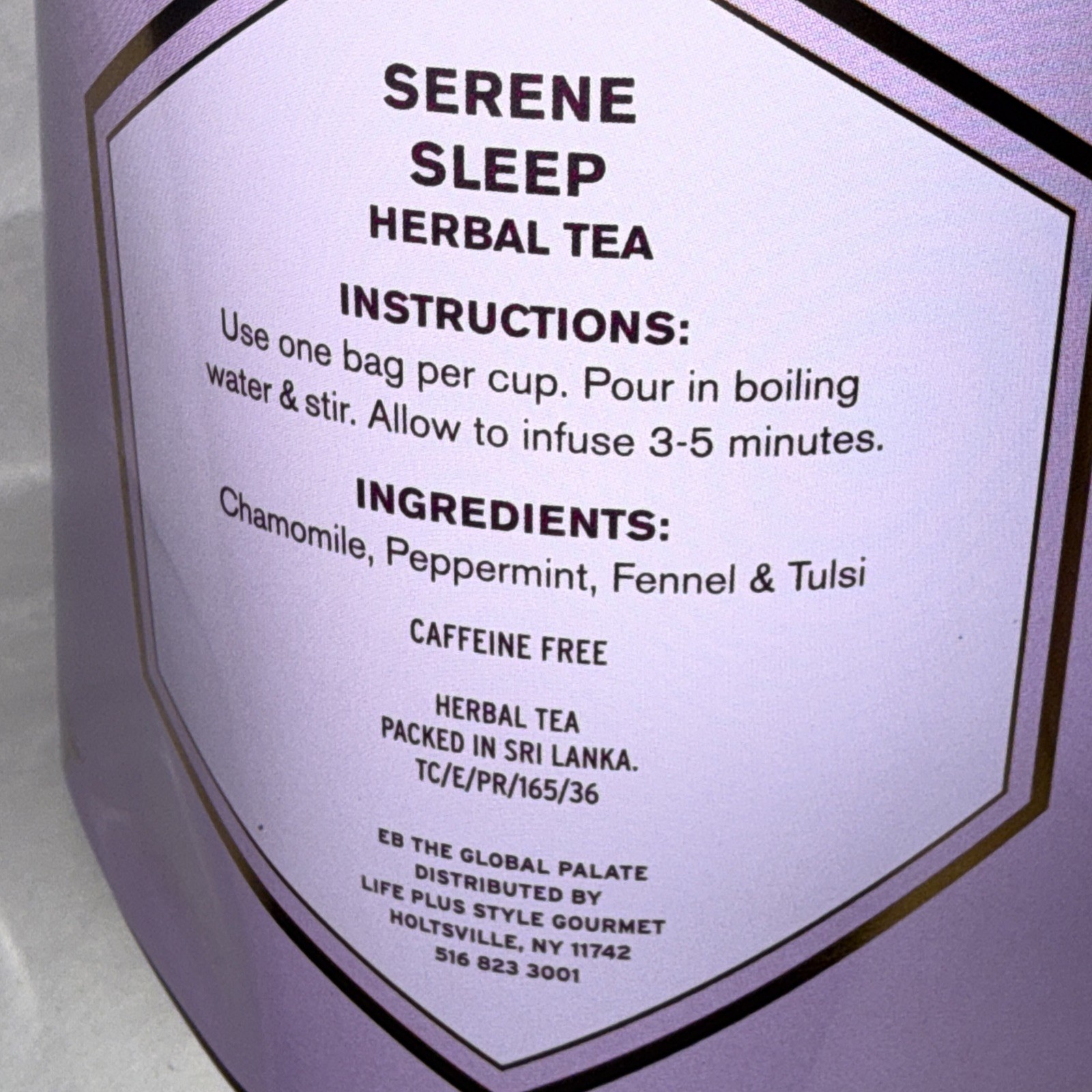 NATURE’S HEARTH TEA CO 😴 SERENE SLEEP 💤 HERBAL TEA 🫖 100 tea bags-2 tins-