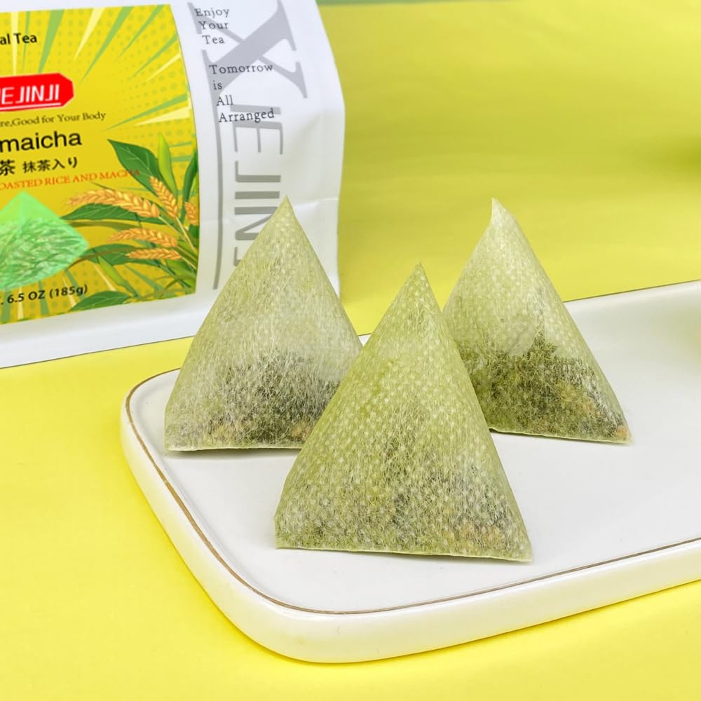 Genmaicha, Green Tea with Matcha – 3.7g x 50 Count, Japanese-style Roasted Br…