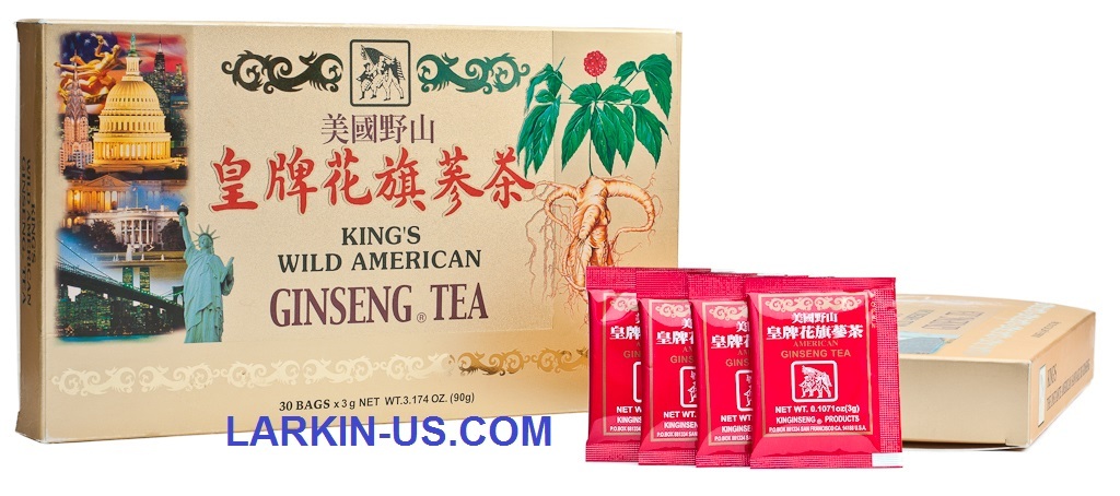 King’s Wild American Ginseng® Tea (3 grams x 30bags) granule tea