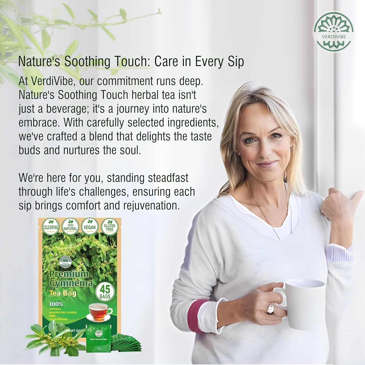 Gymnema Sylvestre Tea Bags – 100% Natural & Flavorful for Diabetics
