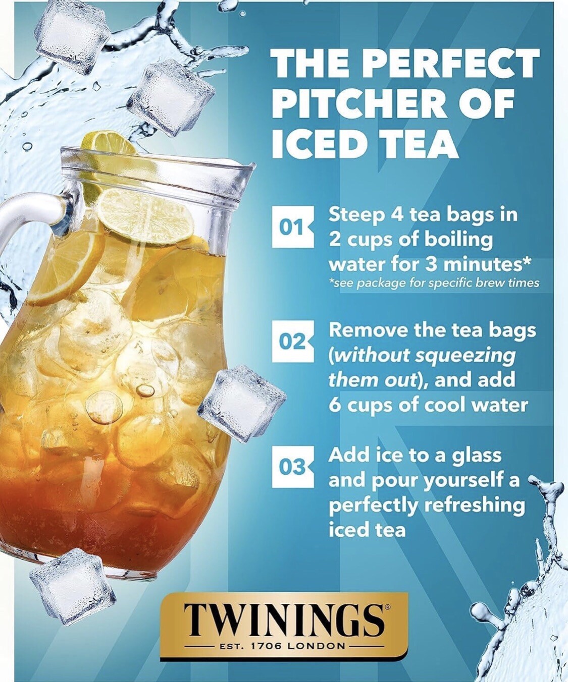 4 Box Twinings Lemon & Ginger Herbal Tea, Caffeine Free 100 Tea Bags 1.32 oz EA
