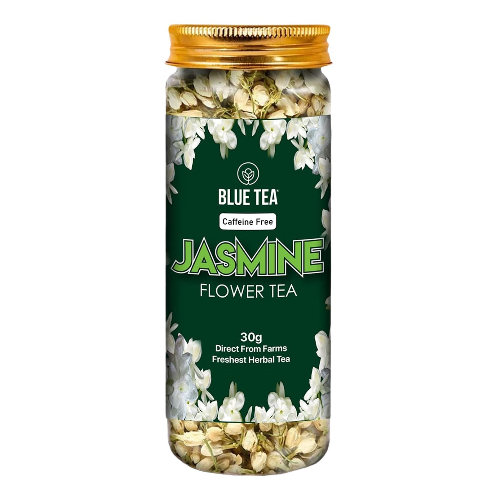 BLUE TEA – Jasmine Flower Herbal Tea, 1 Oz 30 Cups, 100% Natural | FREESHIP