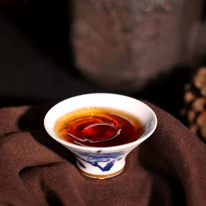 2019 Special Batch 191 Ripe Puer Yunnan Old Comrade Haiwan Shu Pu’er Tea 400g