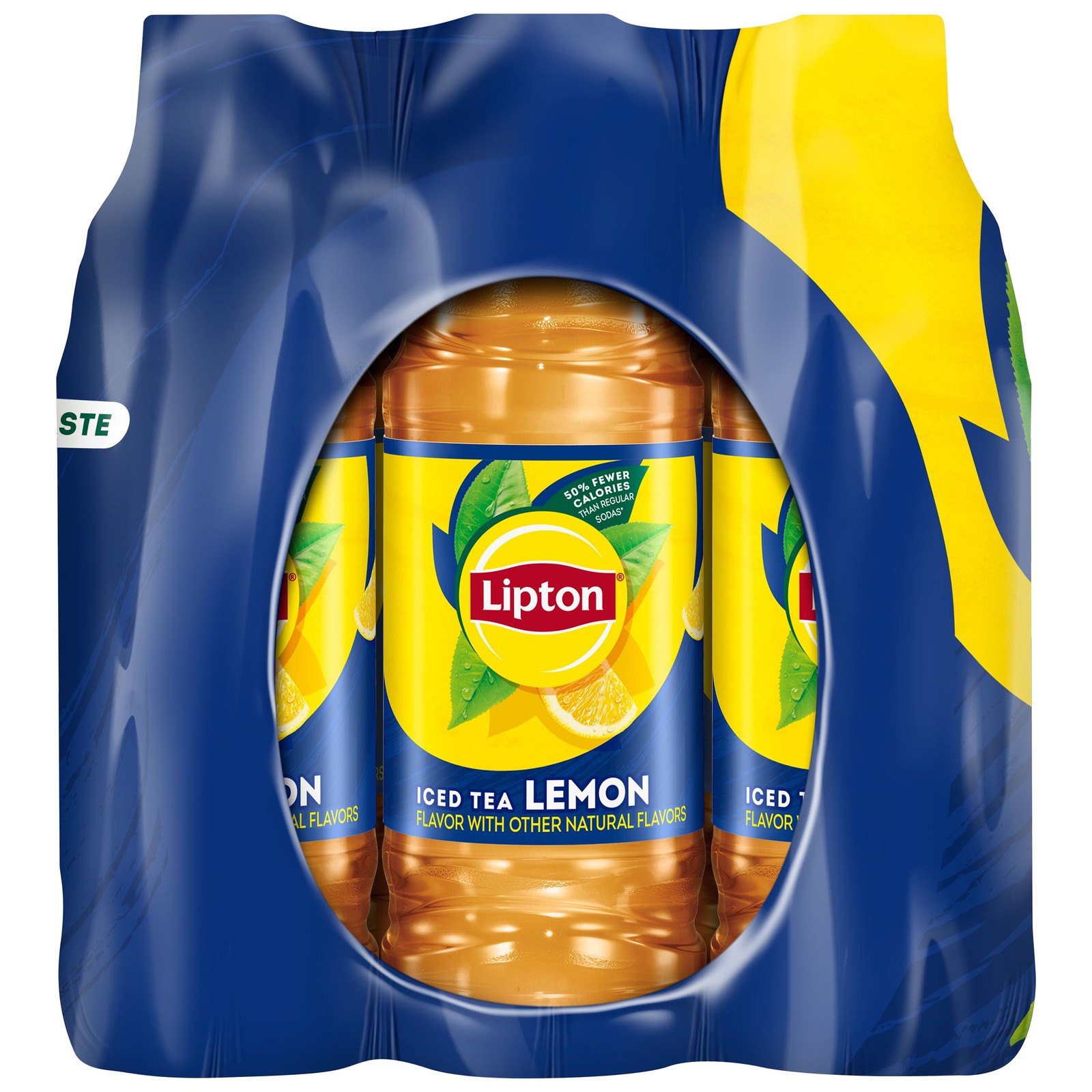 (4 pack) Lemon Iced Tea, 16.9 fl oz, 12 Pack Bottles