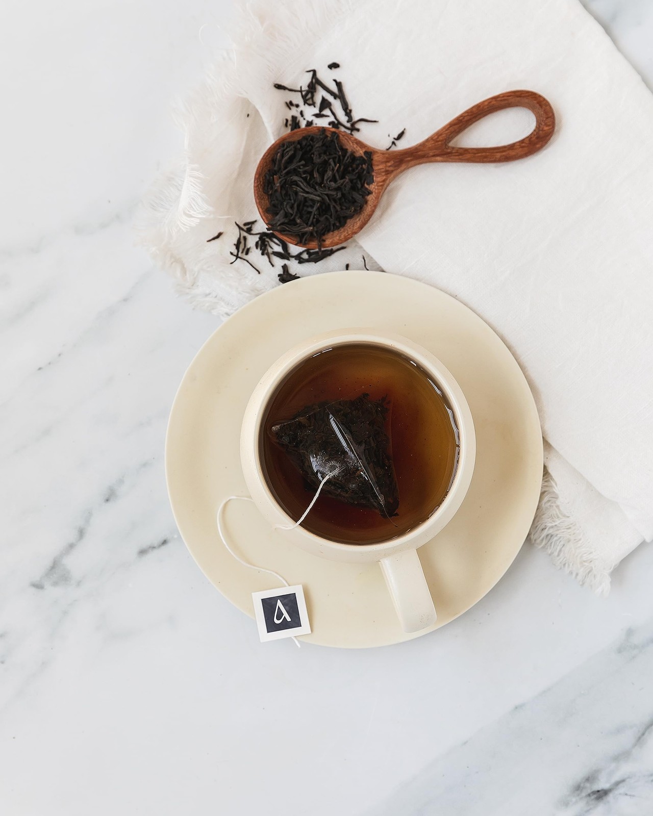 24 PCS English Breakfast Artisanal High Caffeine Black Tea Pyramid Sachets