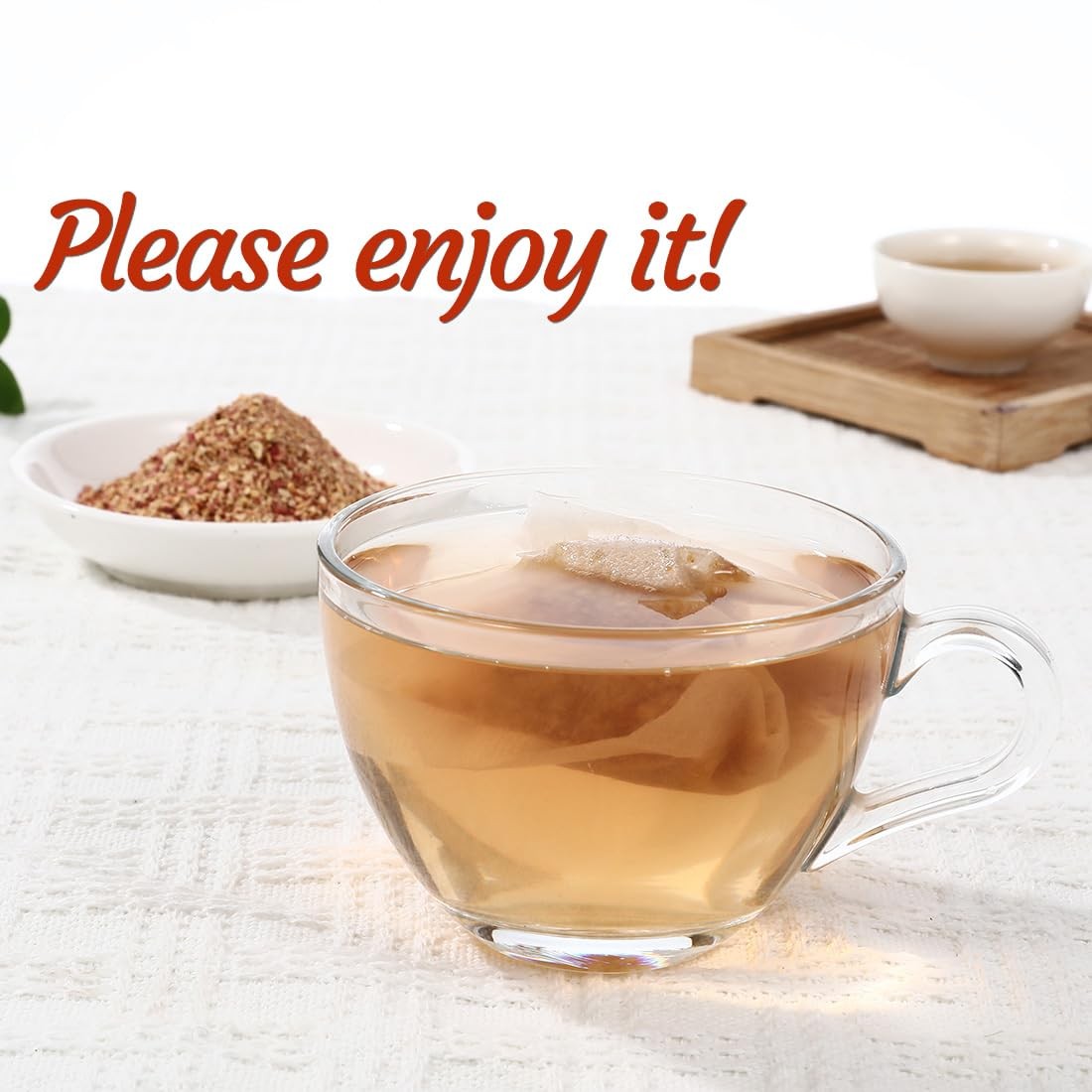 Premium 60 Hawthorn Berry Tea Bags, Made with 100% 60 Count (Pack of 1)