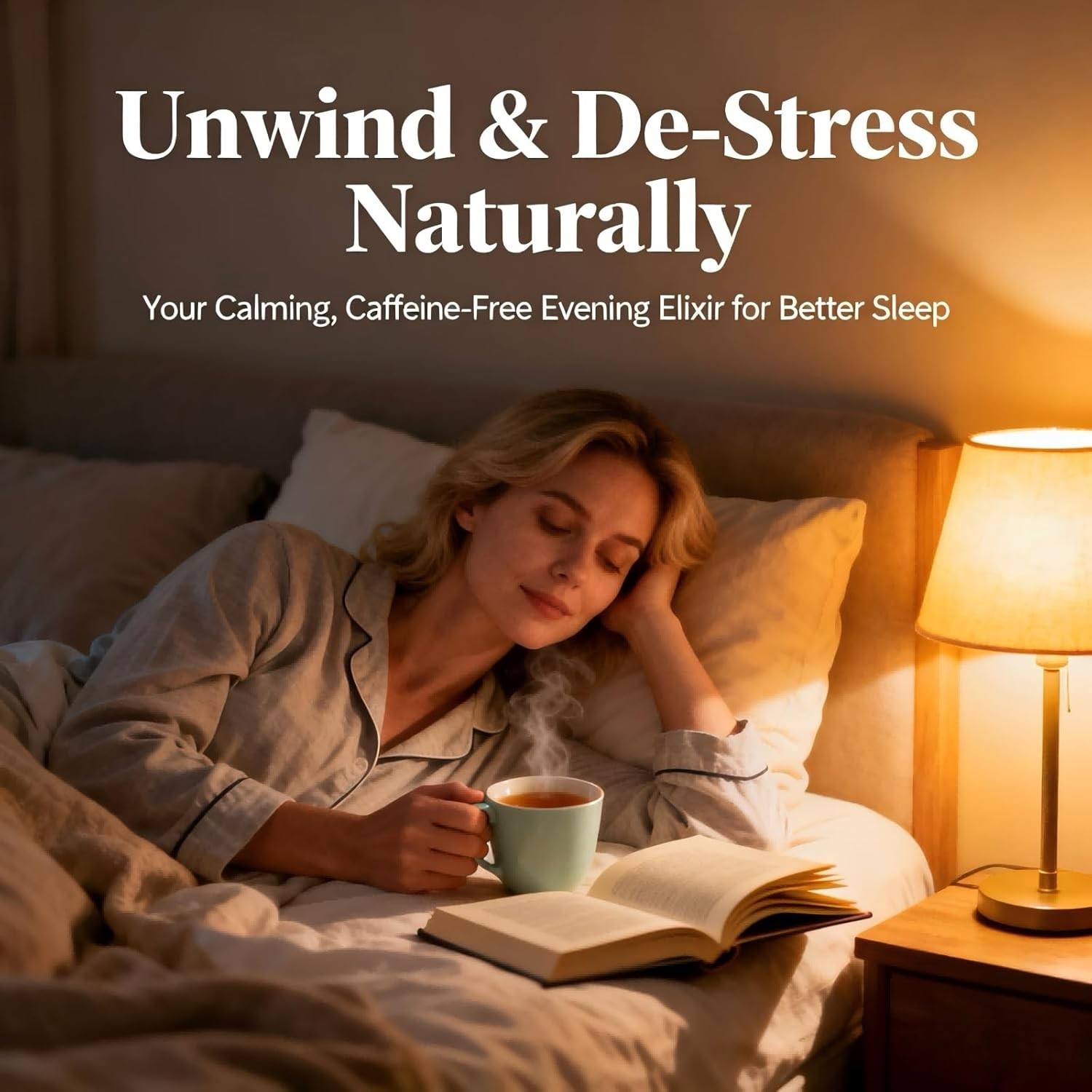Chamomile Goji Berry Jujube Date Sleepy Time Tea, 5g x 20 Teabags Caffeine-Free