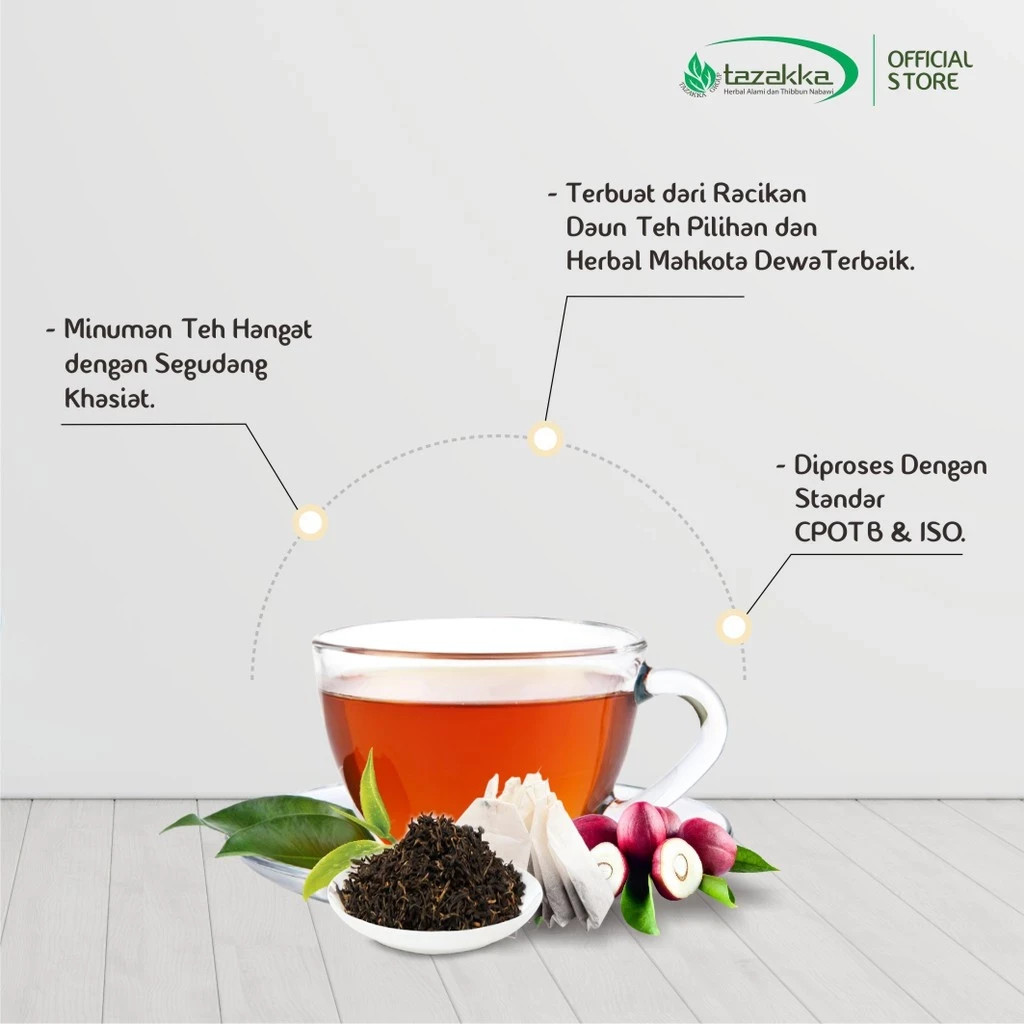 Herbal Mahkota Dewa God’s Crown 20 Tea Bags – Natural Infusion from Indonesia