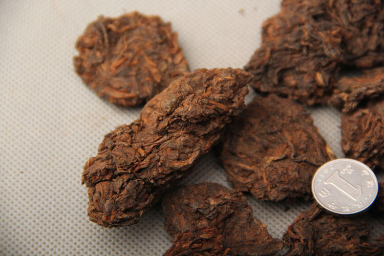 Supreme Aged Golden Buds Lao Cha Tou Pu’er Pu-erh Loose Tea Puer Ripe Shu 250g