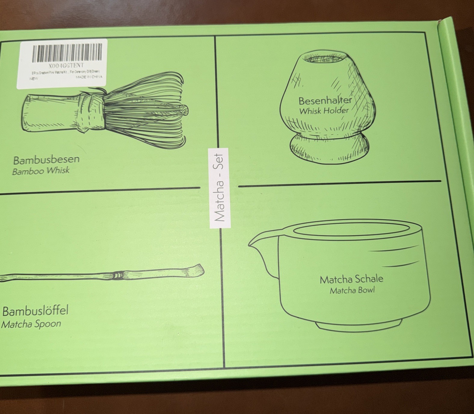 8 PIECE MATCHA KIT Green NEW