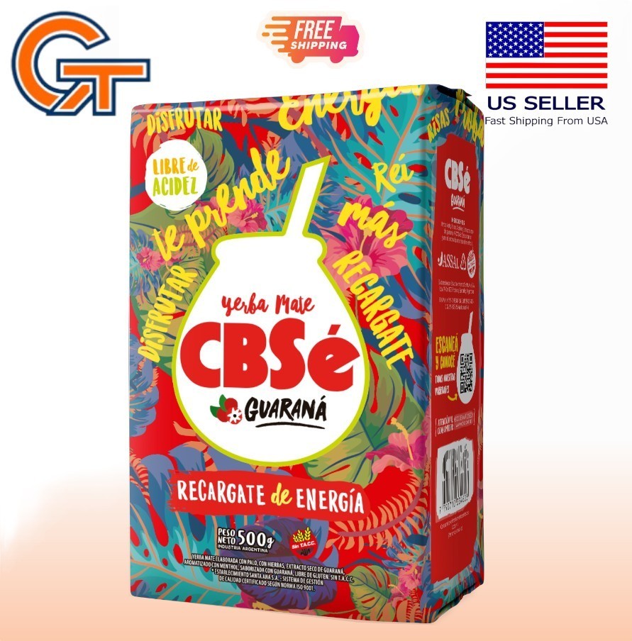 CBSé Yerba Mate Guaraná – Herbal Loose Leaf Yerba Mate Tea Blend Ship from USA