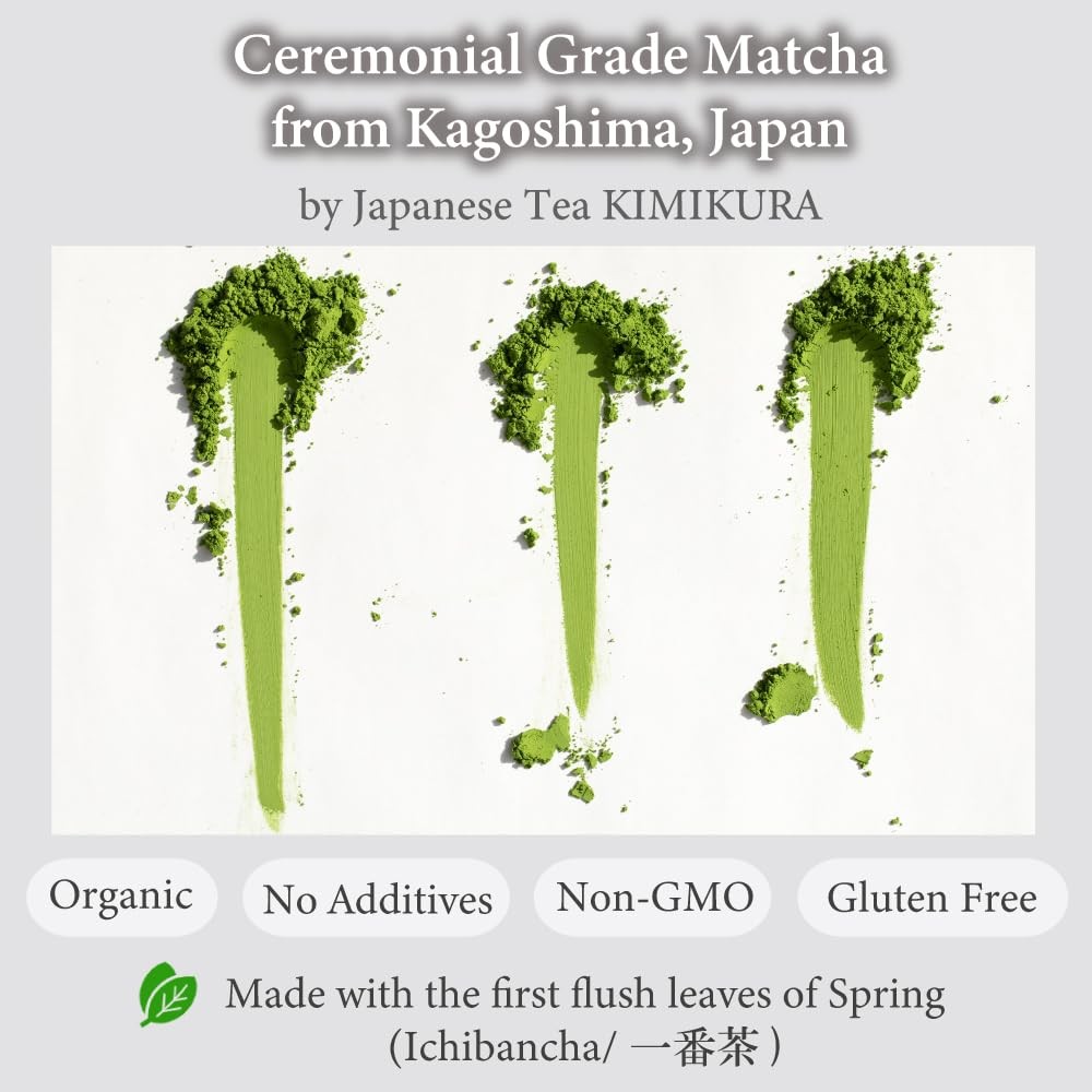 ORGANIC CEREMONIAL Matcha Green Tea Powder from Kagoshima JAPAN | Japanese Te…