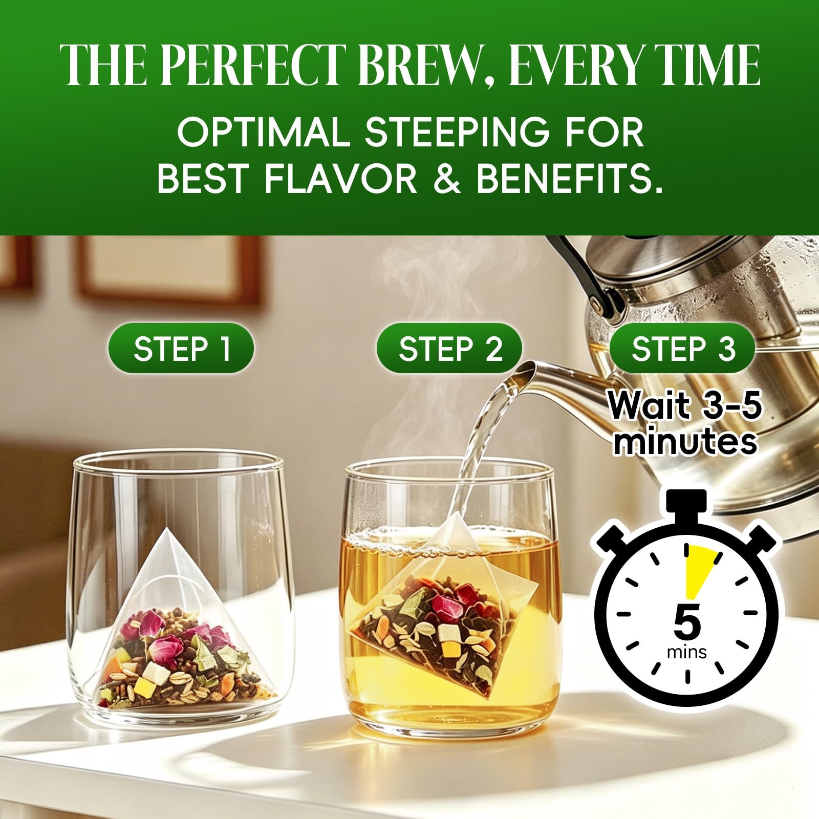 Dr. Siana Dandelion Root Tea Bags，Burdock Root Tea & Green Tea，5g x 30 Teabag…