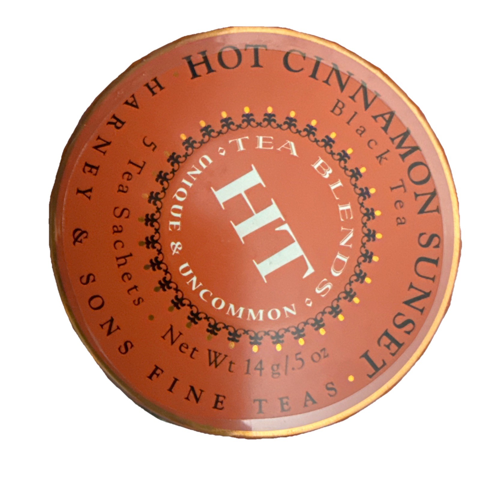 Lot 2 Harney & Sons Hot Cinnamon & Earl Grey Imperial 10 Tea Sachets To-go Tins