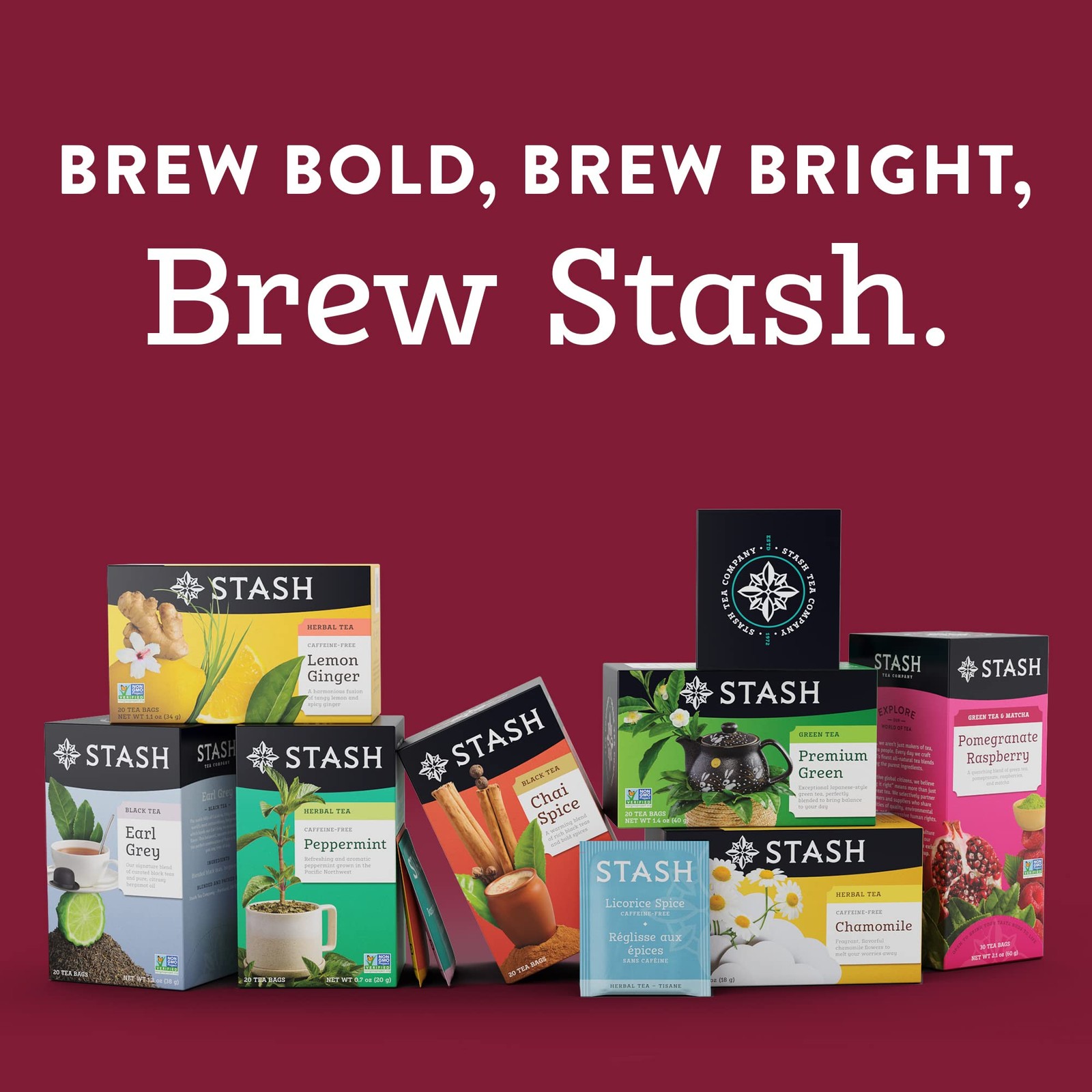 Stash Tea Christmas In Paris, Box of 100 Bags 100 Count (Pack 1)