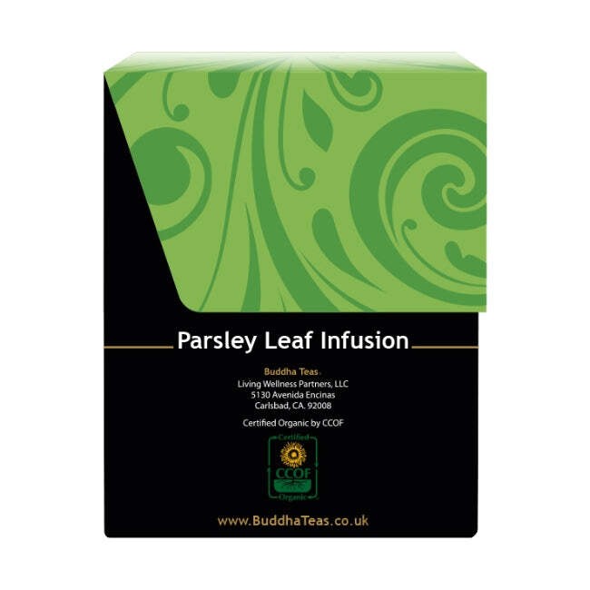 Buddha Tea Organic Parsley Leaf Tea Bag Infusion 18 Tea Bags Case Of 6