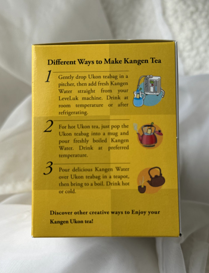 Kangen Ukon (Turmeric) Tea 60 Bags 100% Organic by Enagic  Sealed New