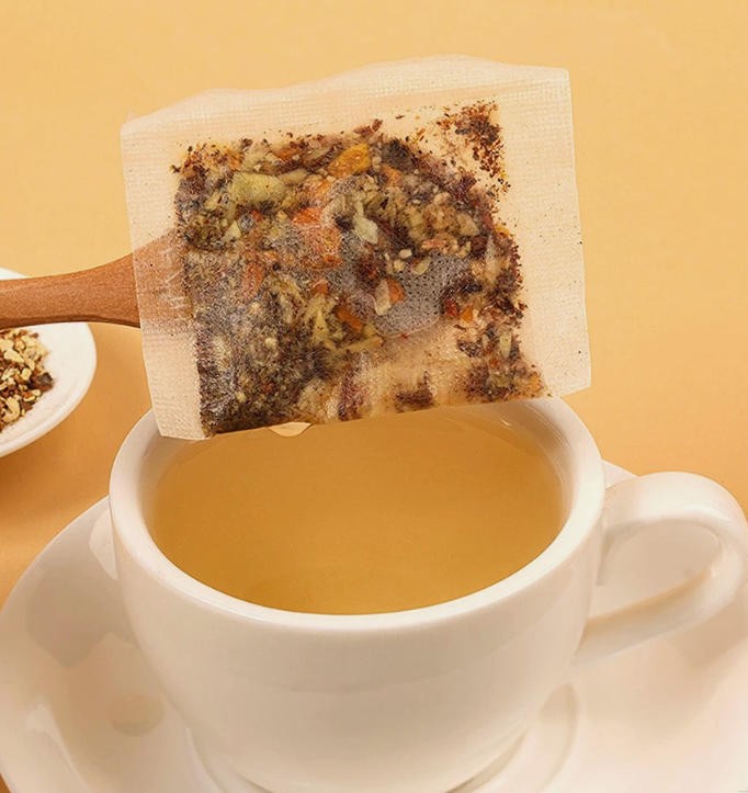 Hand-made Blend Vegan 120PCS Turmeric Ginger Cinnamon Tea 100% Natural Tea Bags