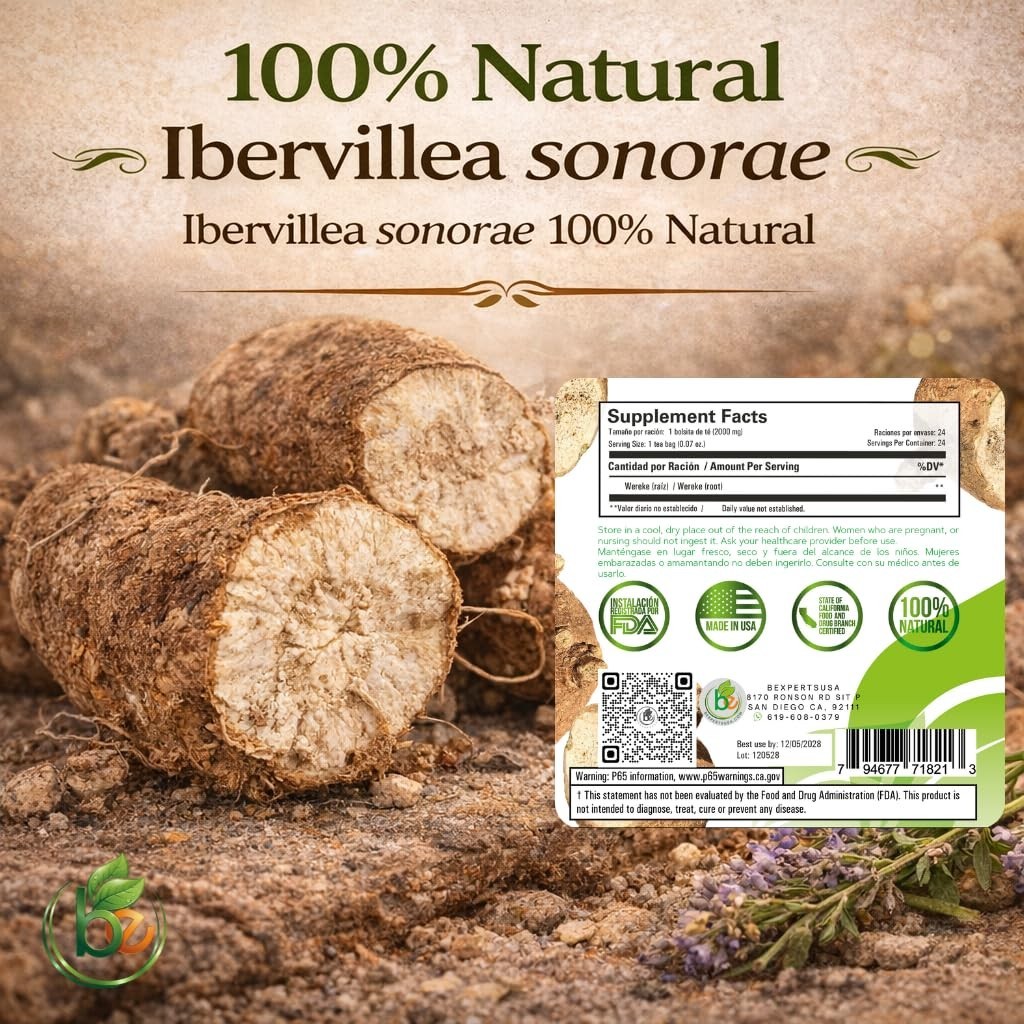 Wereke Te (24 Tea Bags) – 1.69 oz (48g) -by BEXPERTSUSA