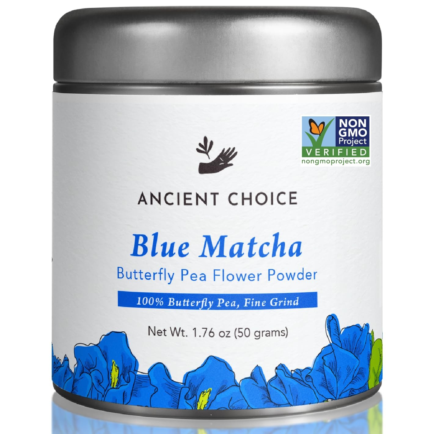 Ancient Choice – Blue Matcha (50 grams) | Butterfly Pea Flower Powder Tea | M…