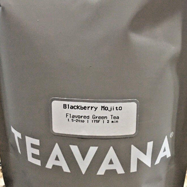 NEW 🌺 TEAVANA FAVORITE 🍇 BLACKBERRY MOJITO 4OZ LOOSE LEAF TEA ☕️ SEALED BAG 🍇