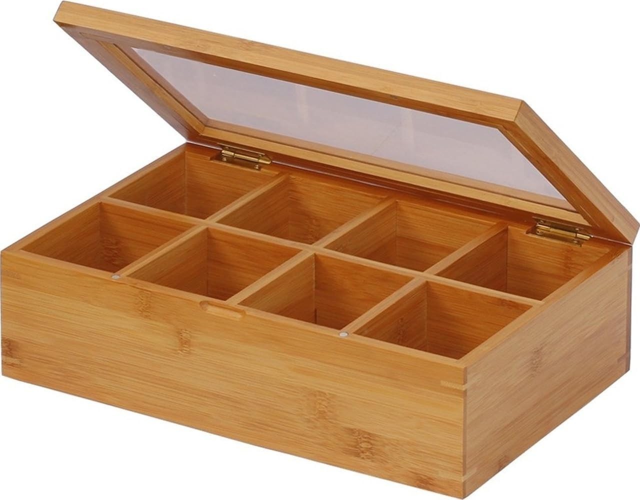 TB1323 Bamboo Tea Box, 12 Inch, Natural