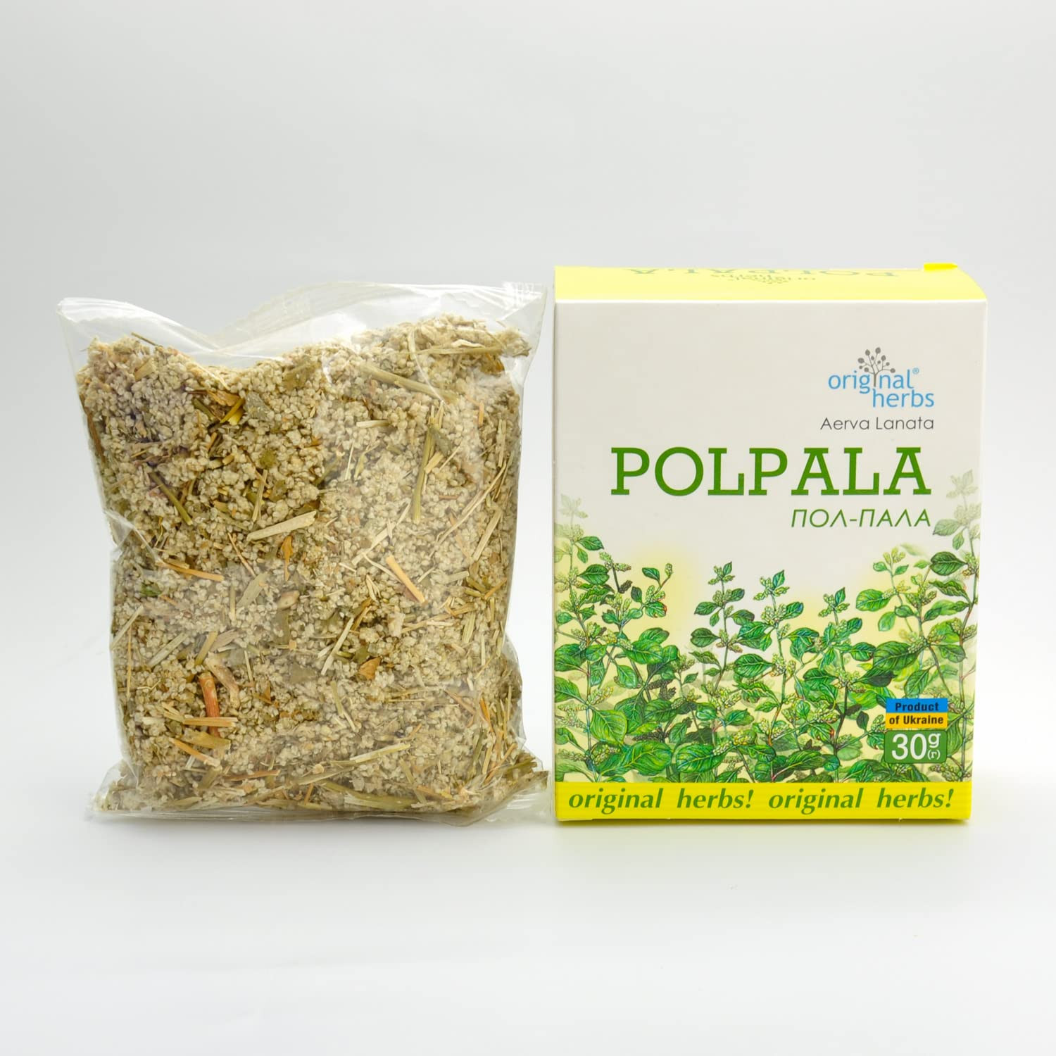 POLPALA TEA, (AERVA LANATA) – 100% Pure & Natural, Wild-Crafted, Loose Leaf Moun