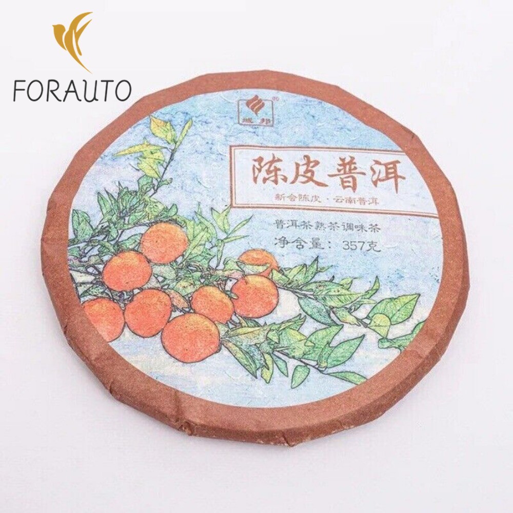 2024 Tangerine Peel Puerh Tea Gu Yi Dried Orange Peel Pu-erh Ripe Pu’er Tea 357g