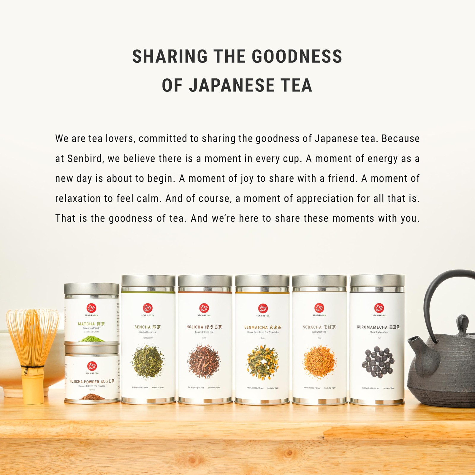 Senbird Premium Hojicha – Japanese Roasted Green Tea – From Shizuoka, Japan -…