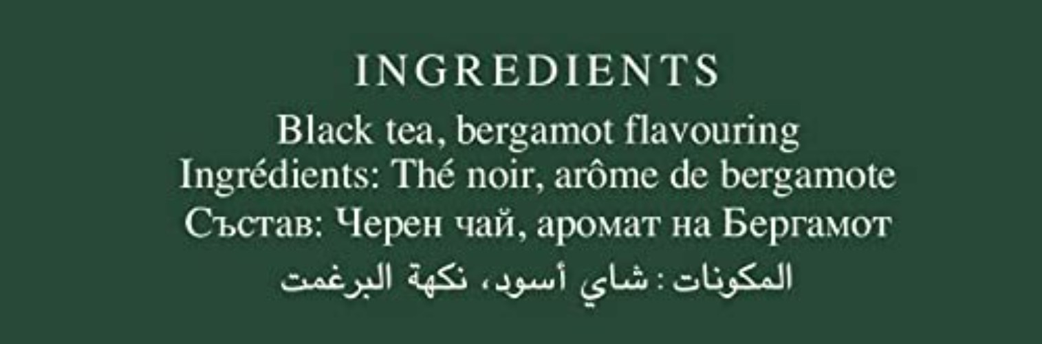 Earl Grey Tea Bags – 100 Count, Gluten-Free & Antioxidant Rich