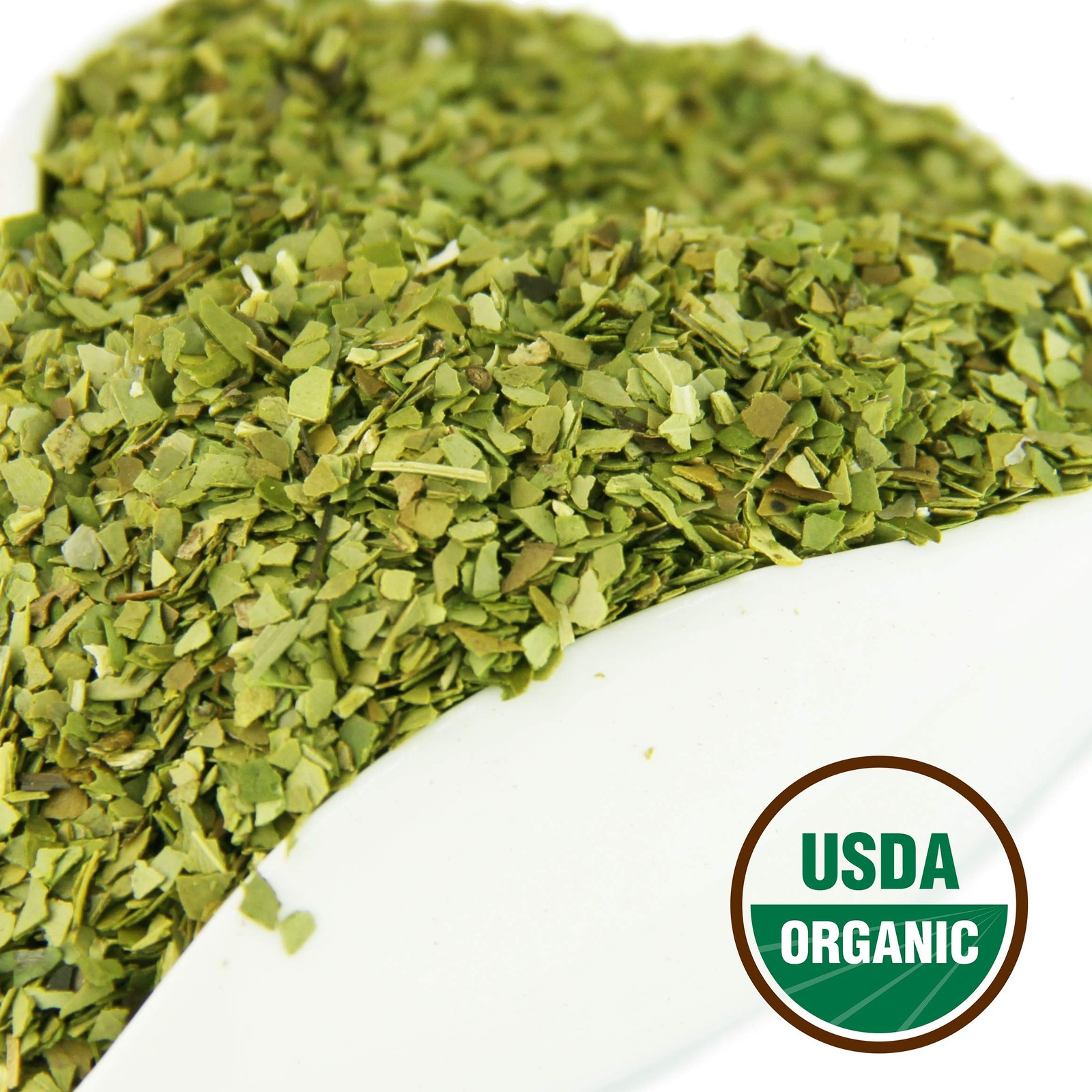 Yerba Mate Tea 1LB (16Oz) HI-CAFFEINE 100% CERTIFIED Organic SUPER-GREEN Yerb…