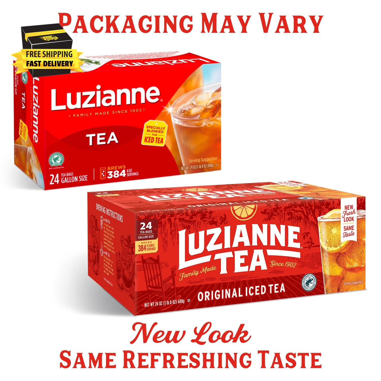 Unsweetened Iced Tea Bags, Gallon Size, 24Ct Box (Pack of 1) ⭐️⭐️⭐️⭐️⭐️