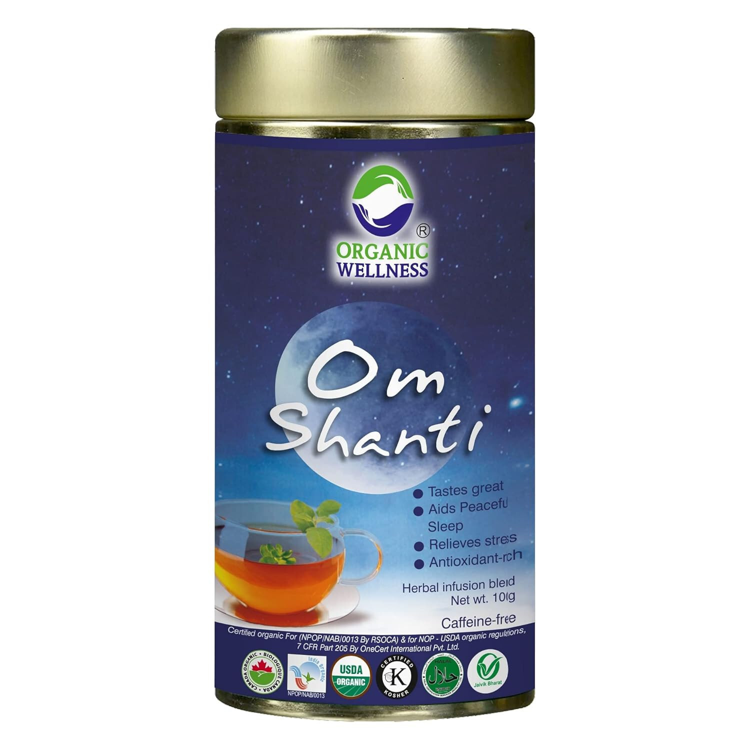 Organic Wellness Om Shanti Tea 100 Grams