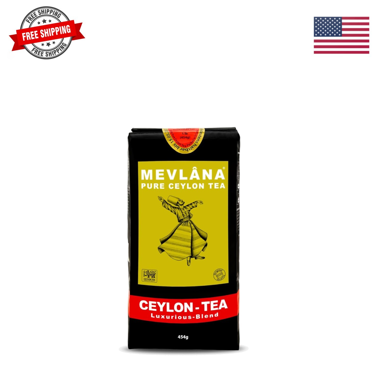 Mevlana – Pure Ceylon Loose Leaf Tea | Black Tea Leaves | Rich & Smooth Sri …