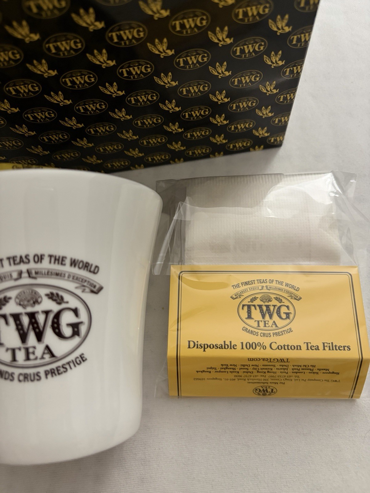 TWG Tea Set (French Earl Grey & New York Breakfast) 100g Each with TWG Mug Gift