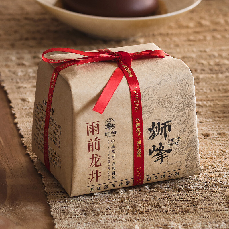 2023 Lion Peak Spring Long Jing Dragon Well Green Tea Xihu Longjing Tea 250g