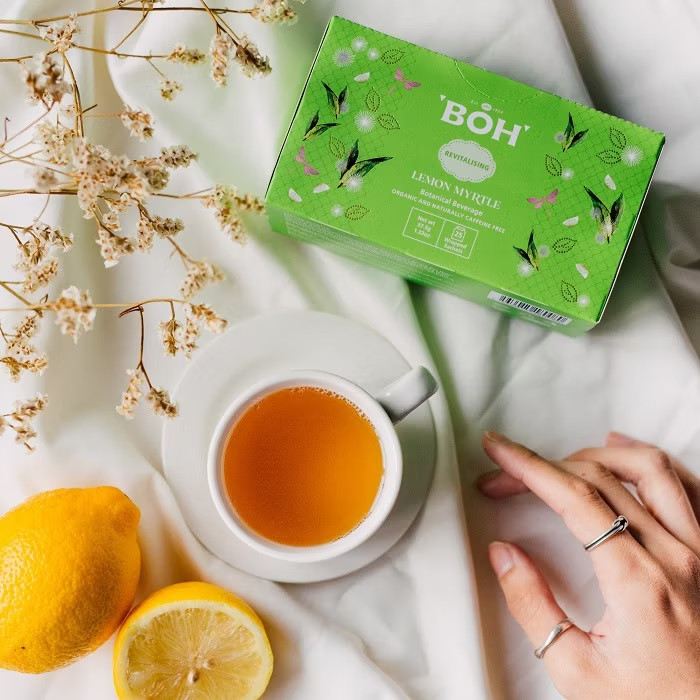 5 X BOH Lemon Myrtle Infusion Tea Bags Herbal Caffeine-Free 25s Relax & Refresh